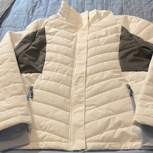 Mountain Warehouse Snow! Quilted White and Grey Ski Jacket